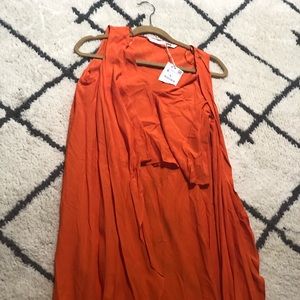 Zara Tops - Orange high low Zara top Zara Tops - Orange high low Zara top